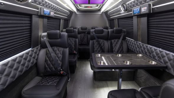 brockton 15 passenger sprinter van interior