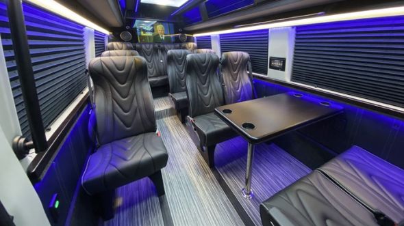 brockton 18 passenger sprinter van interior