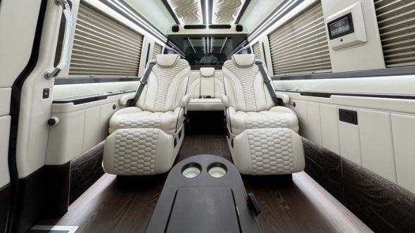 brockton 8 passenger sprinter van interior