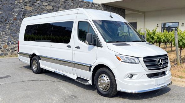 brockton wine tour sprinter van rental
