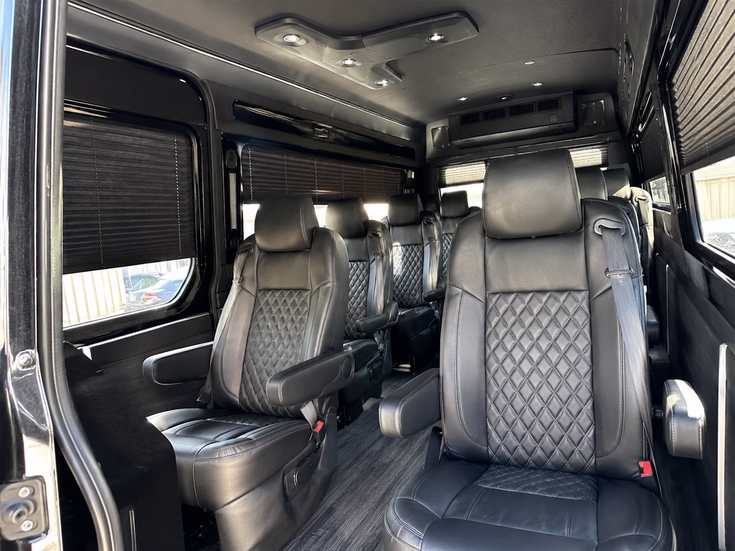 brockton 12 passenger sprinter van inside