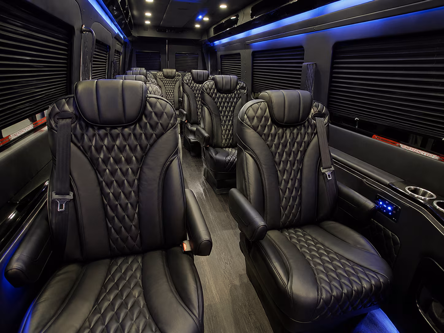 brockton 20 passenger sprinter van inside