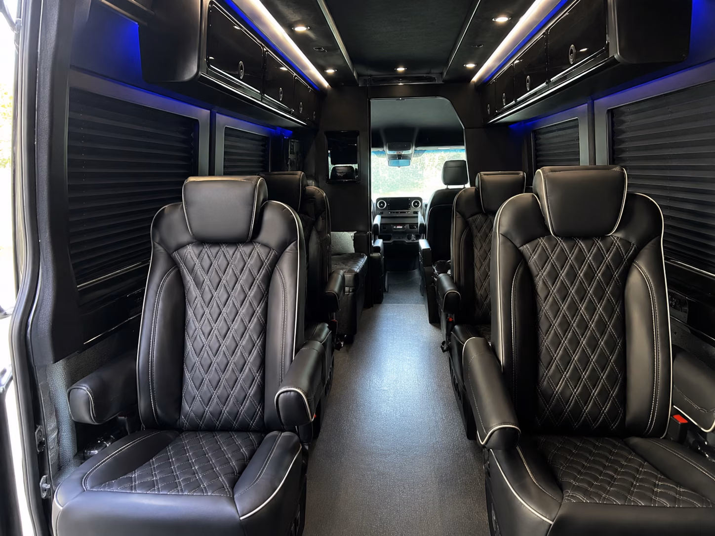 brockton 8 passenger sprinter van inside