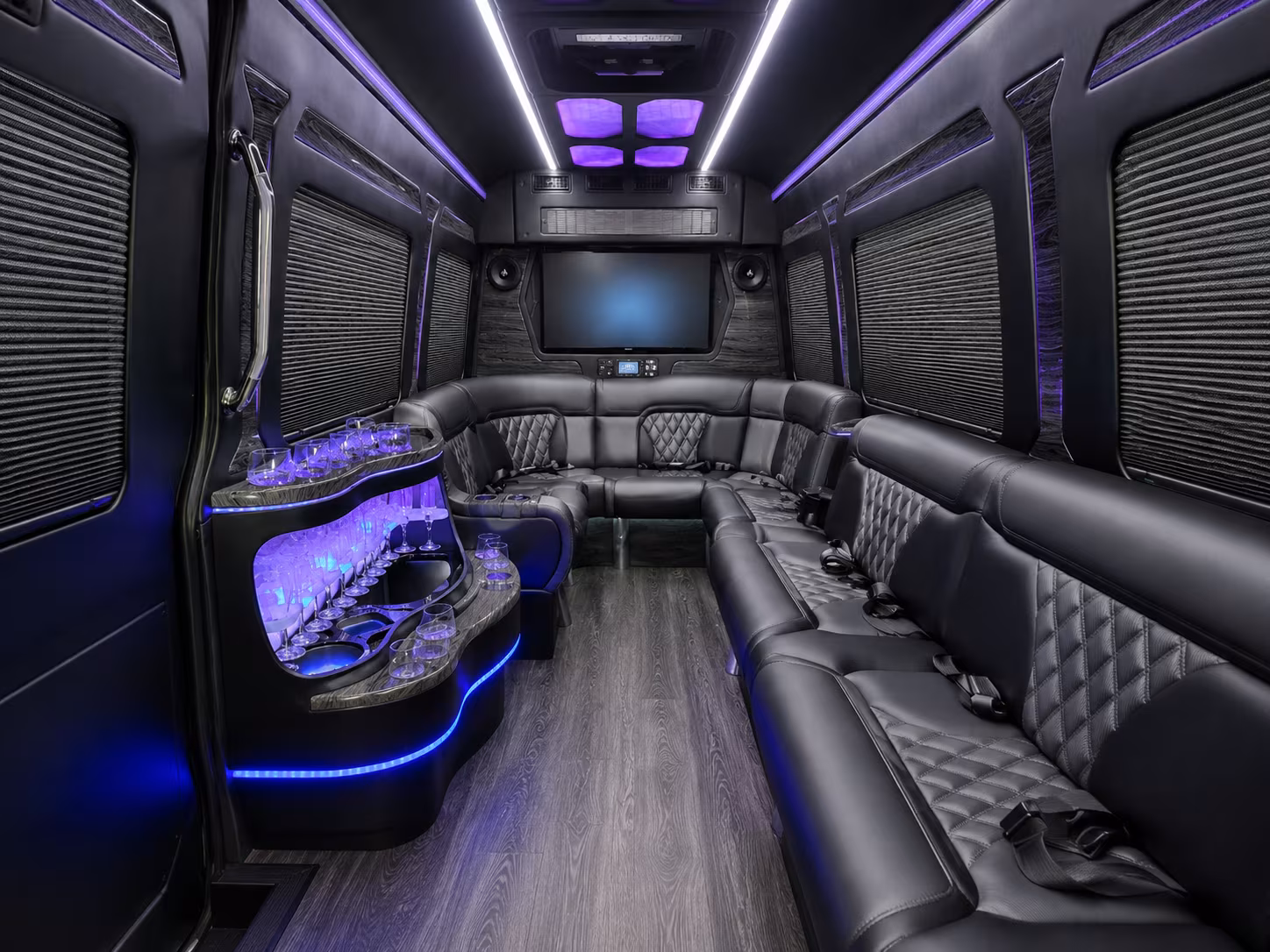 brockton sprinter limousine interior